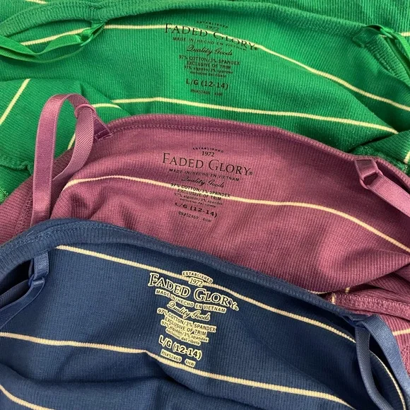 Striped | tank bundle | set of 3 - Picture 10 of 13